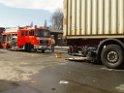 VU PKW unter LKW A 1 Rich Dortmund Koeln West AS Loevenisch P079